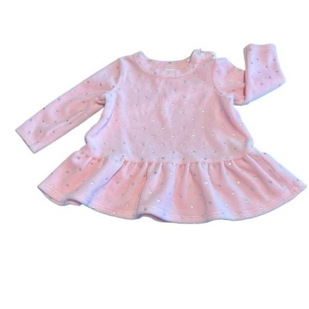 Nordstrom Baby Velour Sparkle Dress baby 3 months​